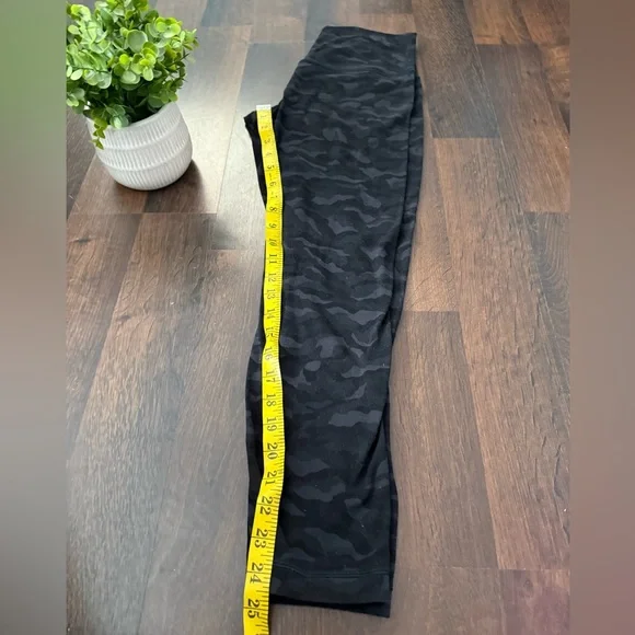 Lululemon Black Camouflage Leggings - Picture 2 of 10
